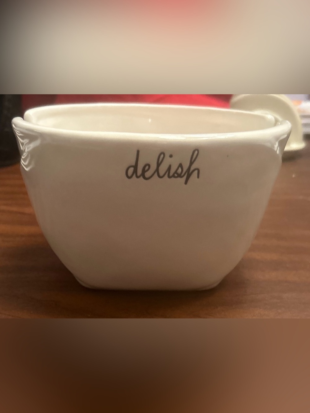 Rae Dunn "Delish" Bowl Serving Dish 7 in